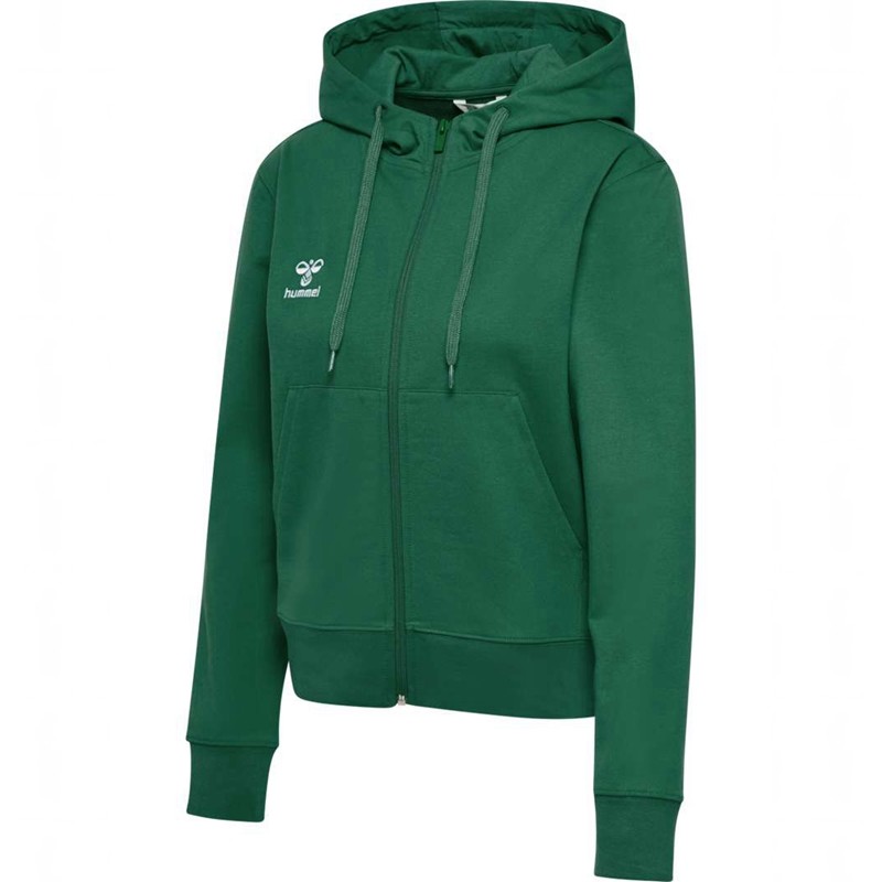 Hummel Go 2.0 Zip Hoodie Dames Groen | 133217-787
