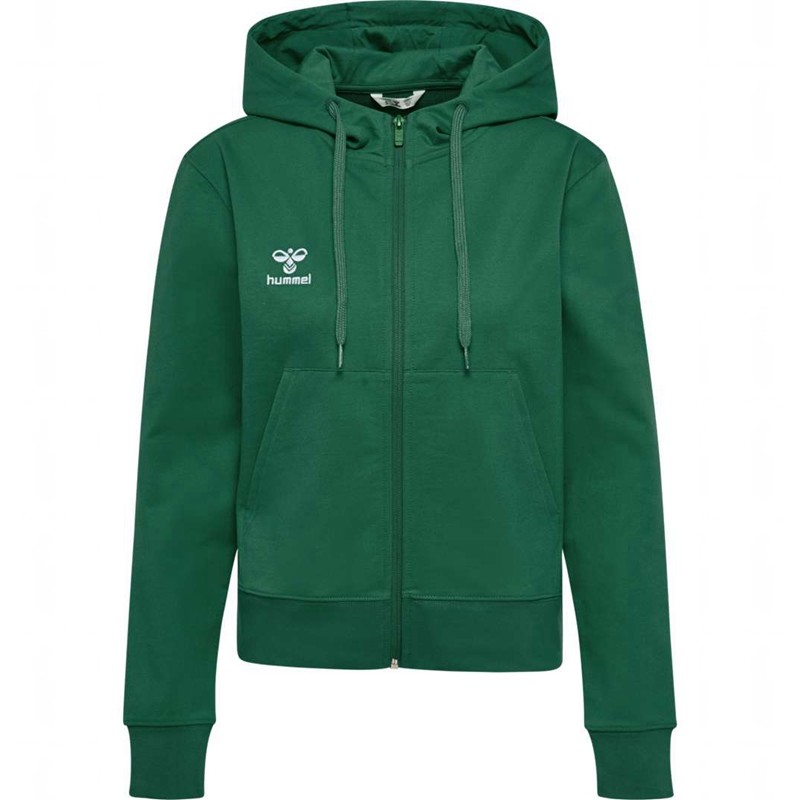 Hummel Go 2.0 Zip Hoodie Dames Groen | 133217-787