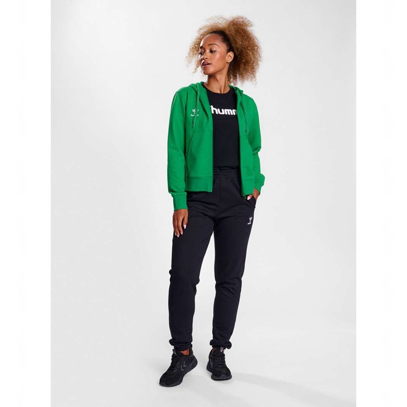 Hummel Go 2.0 Zip Hoodie Dames Groen | 246449-881