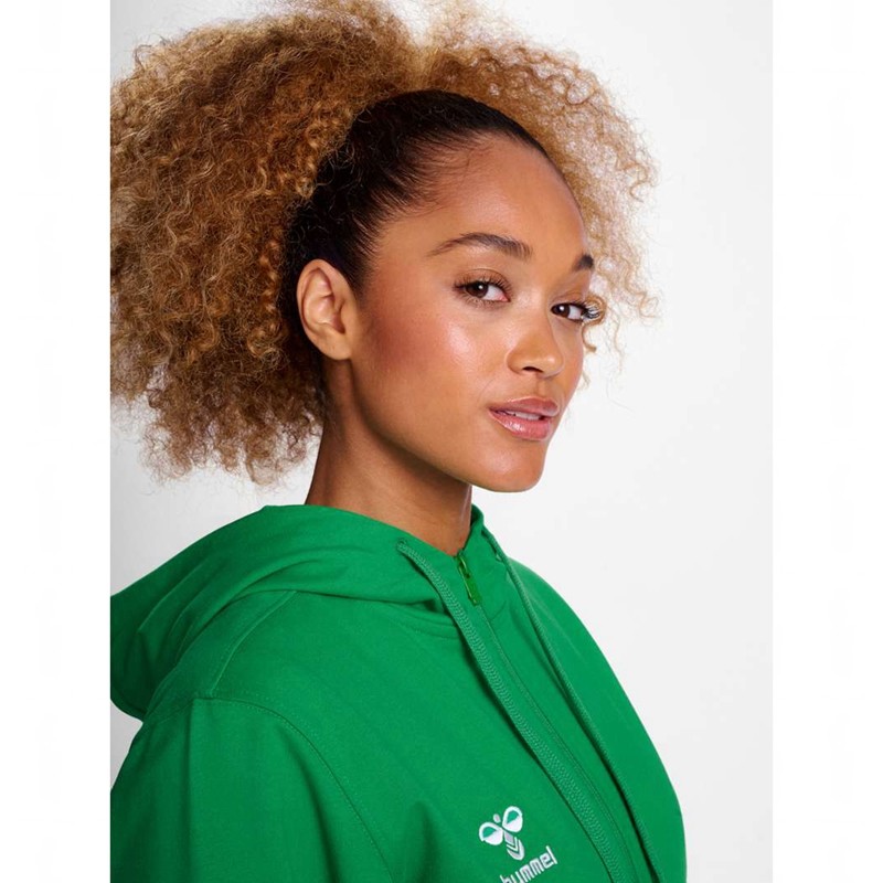 Hummel Go 2.0 Zip Hoodie Dames Groen | 246449-881