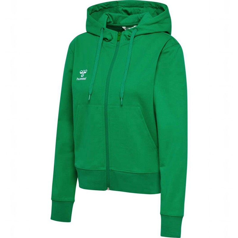 Hummel Go 2.0 Zip Hoodie Dames Groen | 246449-881