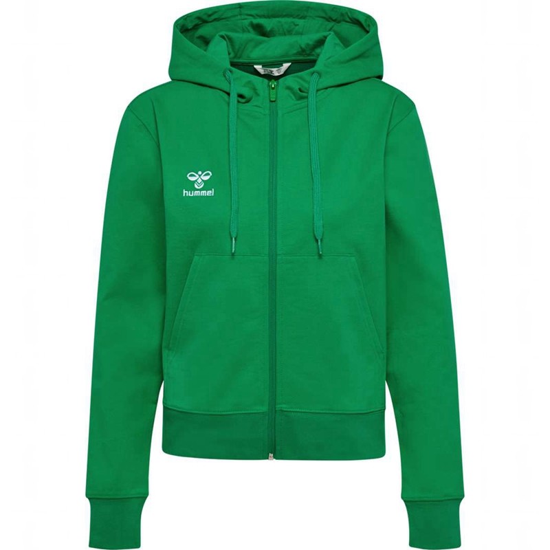 Hummel Go 2.0 Zip Hoodie Dames Groen | 246449-881