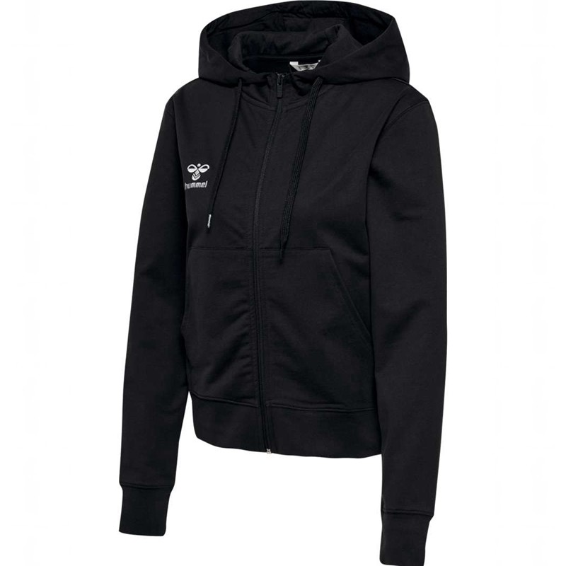 Hummel Go 2.0 Zip Hoodie Dames Zwart | 985688-948