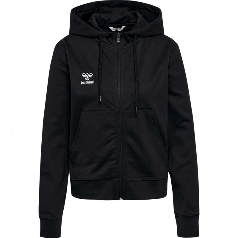 Hummel Go 2.0 Zip Hoodie Dames Zwart | 985688-948
