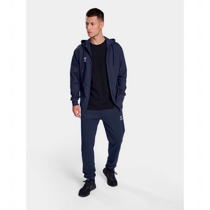 Hummel Go 2.0 Zip Hoodie Heren Donkerblauw | 551801-092