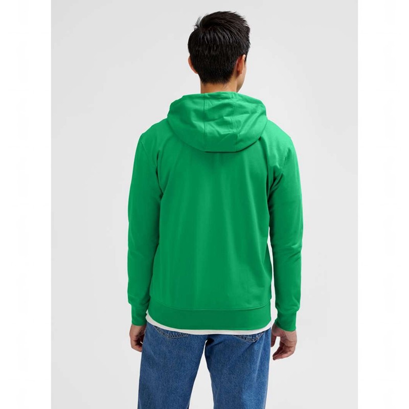 Hummel Go 2.0 Zip Hoodie Heren Groen | 096384-135