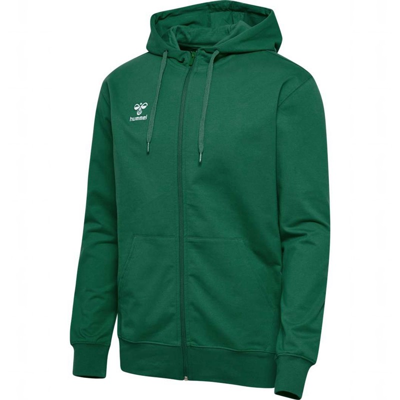 Hummel Go 2.0 Zip Hoodie Heren Groen | 625275-882