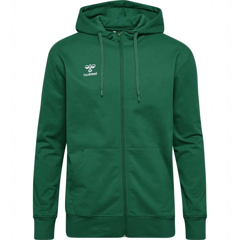 Hummel Go 2.0 Zip Hoodie Heren Groen | 625275-882