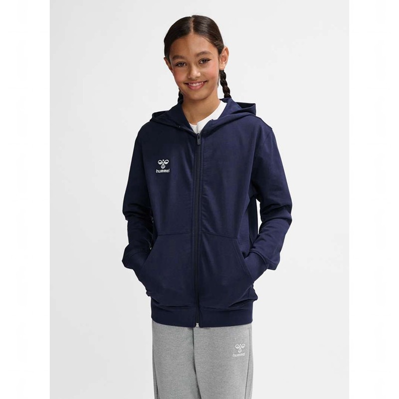 Hummel Go 2.0 Zip Hoodie Kinderen Donkerblauw | 810251-516