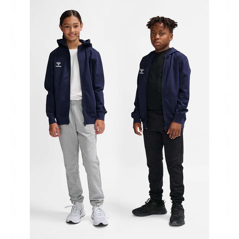 Hummel Go 2.0 Zip Hoodie Kinderen Donkerblauw | 810251-516