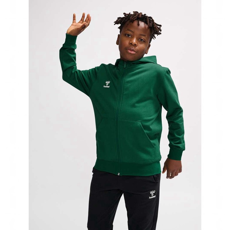Hummel Go 2.0 Zip Hoodie Kinderen Groen | 084350-293