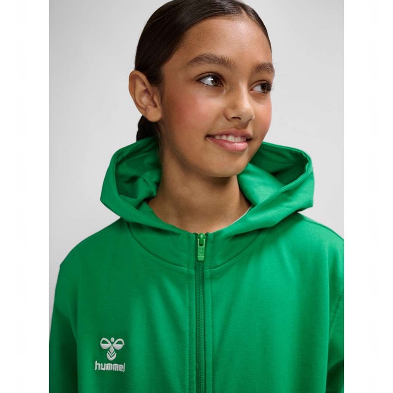 Hummel Go 2.0 Zip Hoodie Kinderen Groen | 824761-230