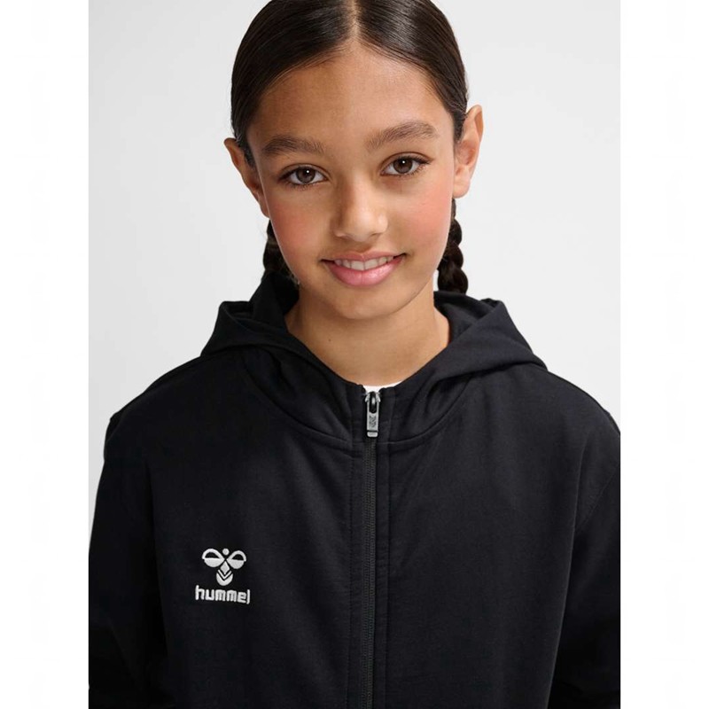 Hummel Go 2.0 Zip Hoodie Kinderen Zwart | 793624-285