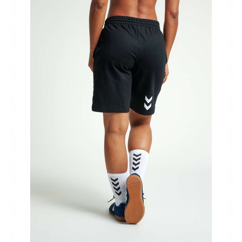 Hummel Go Cotton Bermuda Korte Broek Dames Zwart | 829885-237