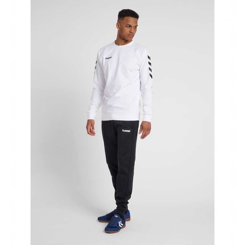 Hummel Go Cotton Broek Heren Zwart | 994995-875
