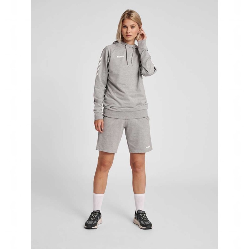 Hummel Go Cotton Hoodie Dames Grijs | 060771-083