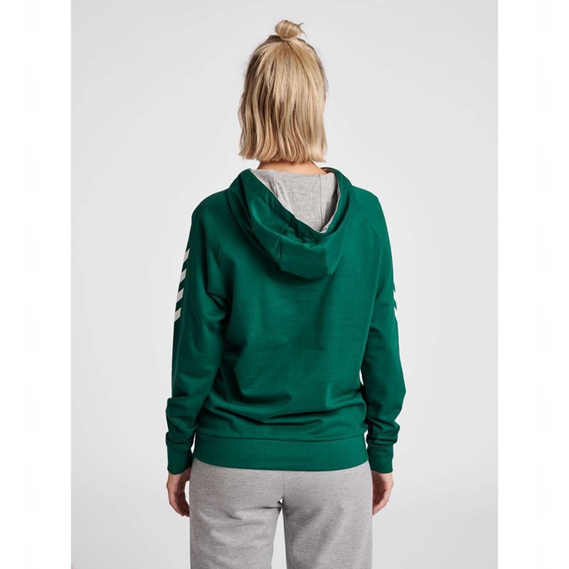 Hummel Go Cotton Hoodie Dames Groen | 342721-358