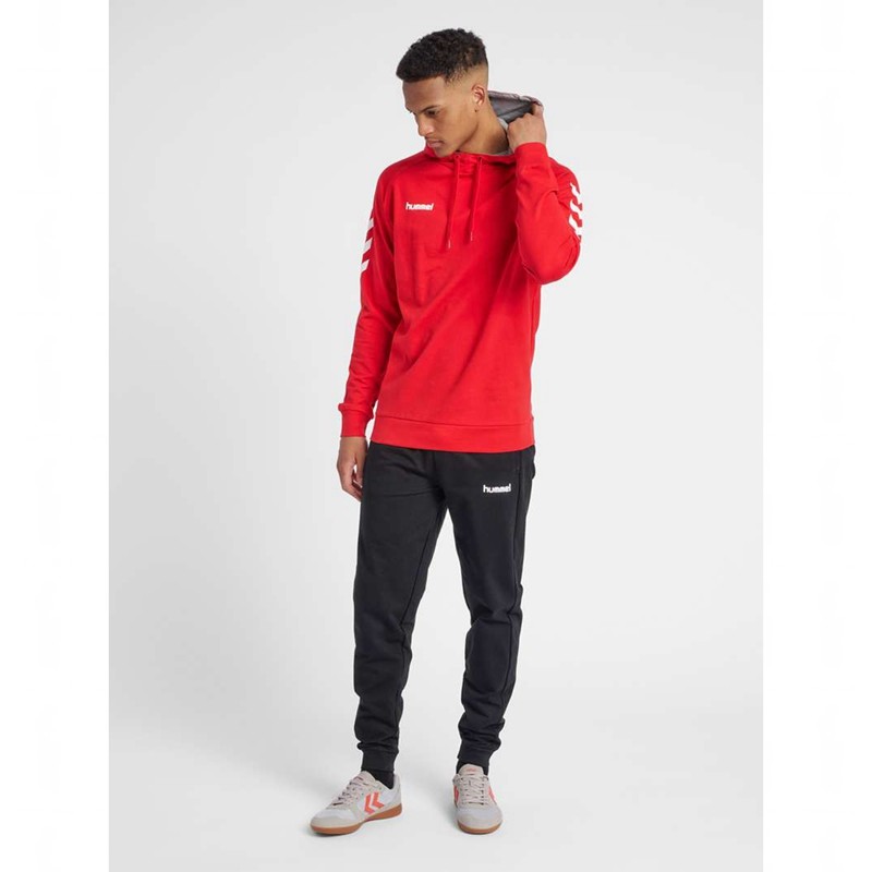 Hummel Go Cotton Hoodie Heren Rood | 556979-284