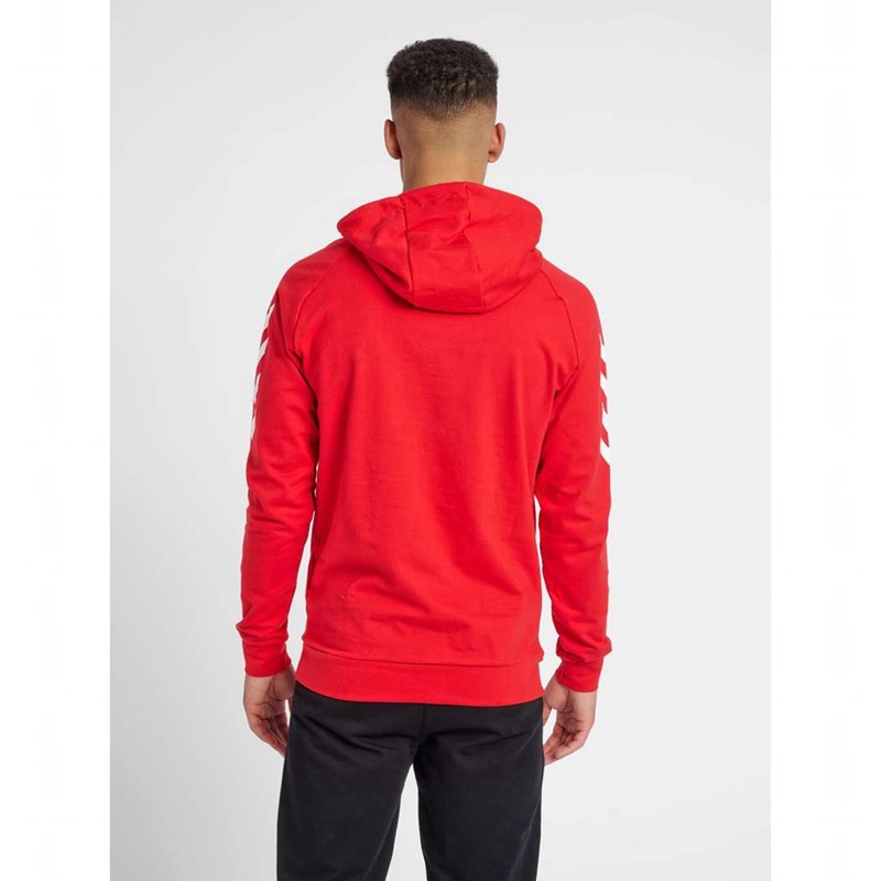 Hummel Go Cotton Hoodie Heren Rood | 556979-284