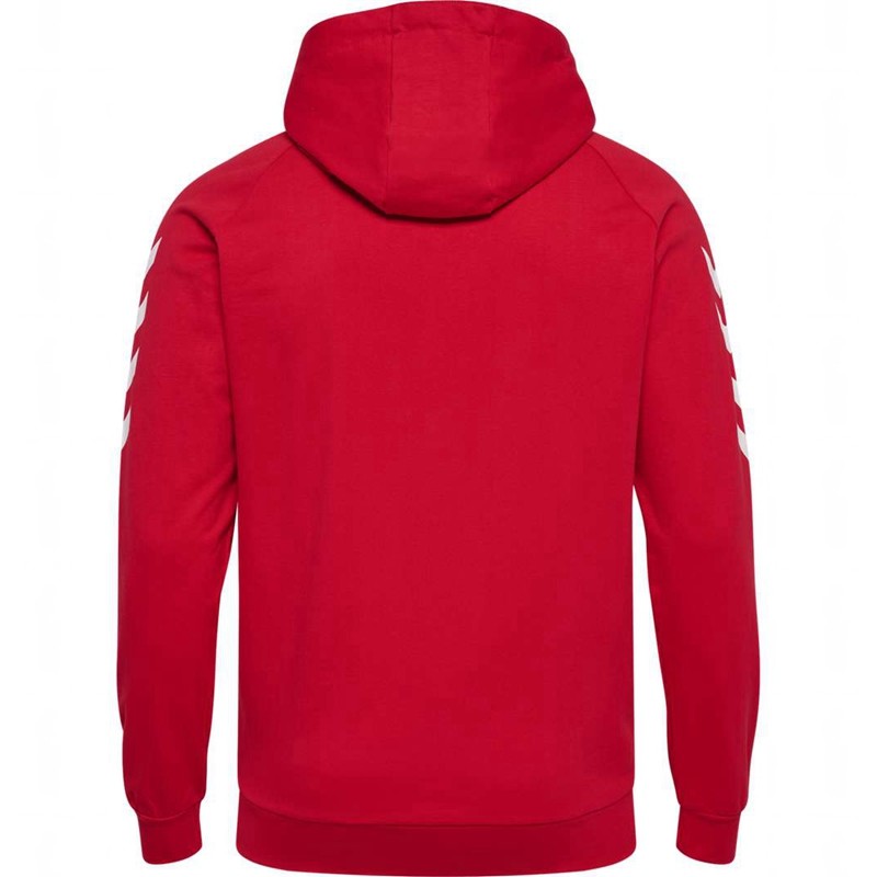 Hummel Go Cotton Hoodie Heren Rood | 556979-284