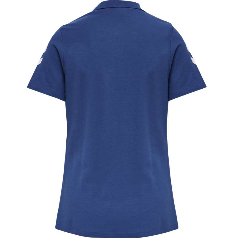 Hummel Go Cotton Polo T-shirts Dames Blauw | 954744-326