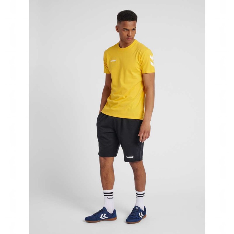 Hummel Go Cotton S/S T-shirts Heren Geel | 453437-549