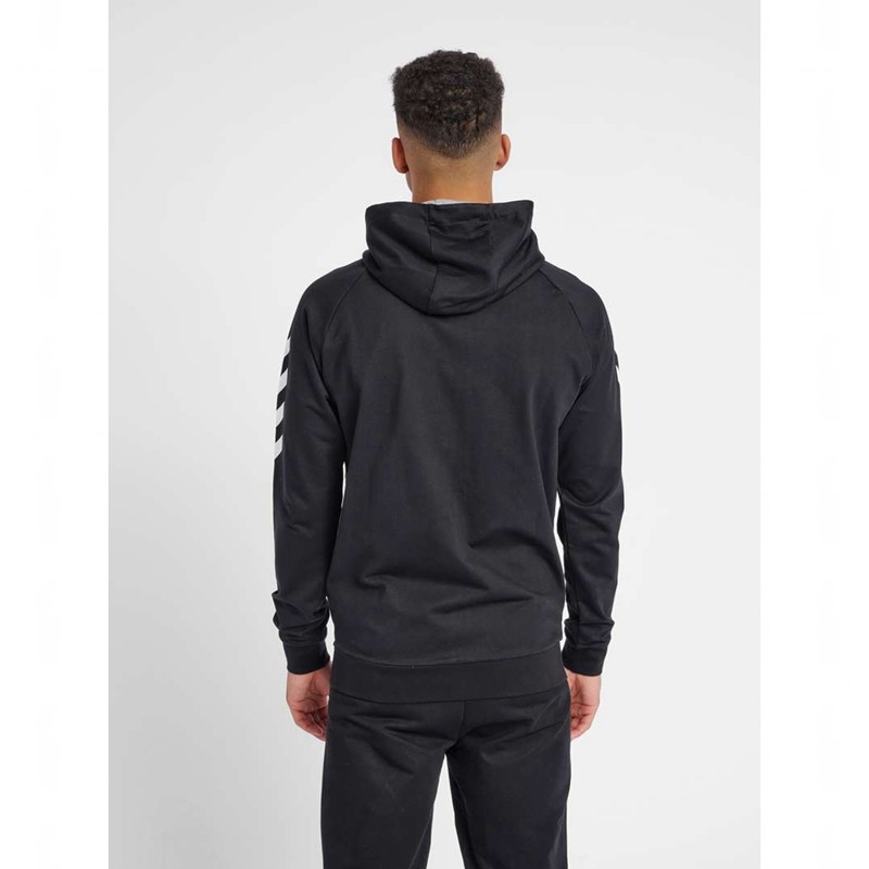 Hummel Go Cotton Zip Hoodie Heren Zwart | 813803-772