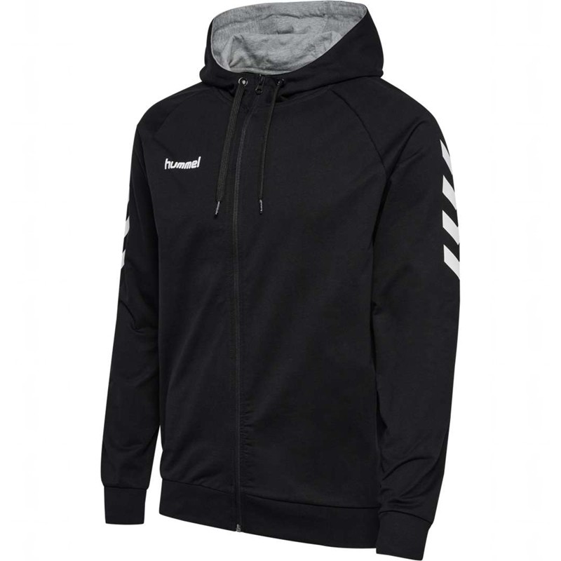 Hummel Go Cotton Zip Hoodie Heren Zwart | 813803-772
