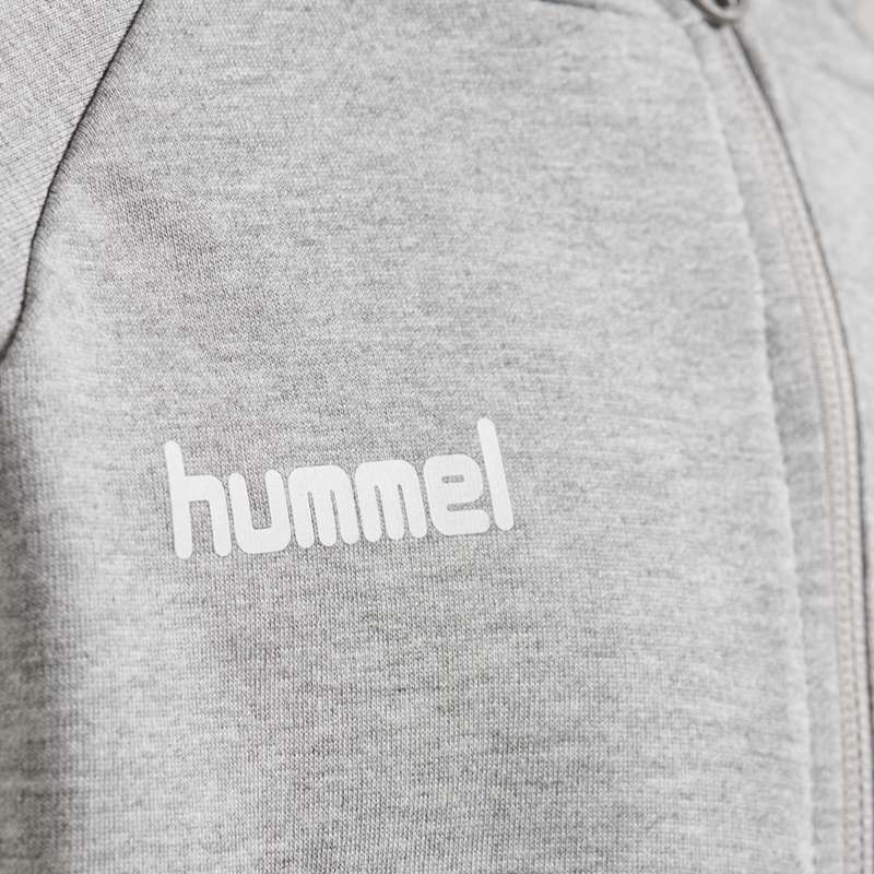 Hummel Go Cotton Zip Hoodie Kinderen Grijs | 196688-267