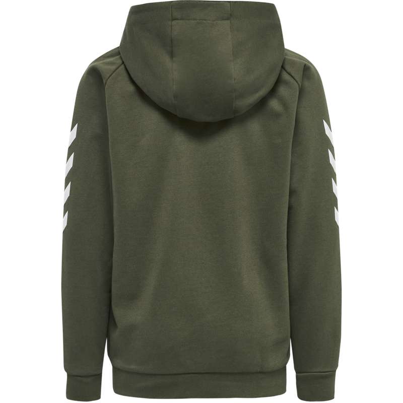 Hummel Go Cotton Zip Hoodie Kinderen Groen | 644407-405