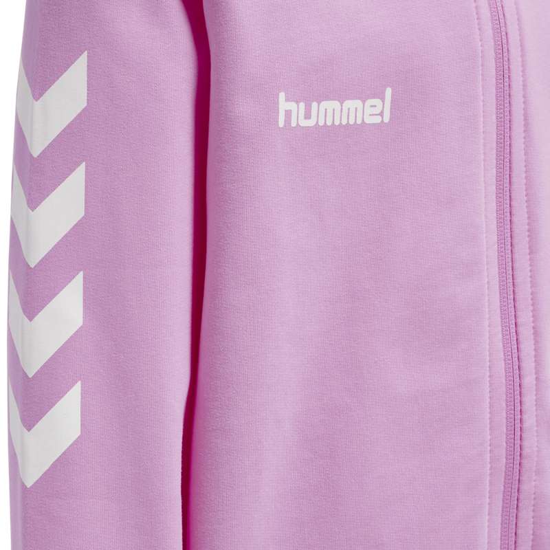 Hummel Go Cotton Zip T-shirts Kinderen Lavendel | 284582-966