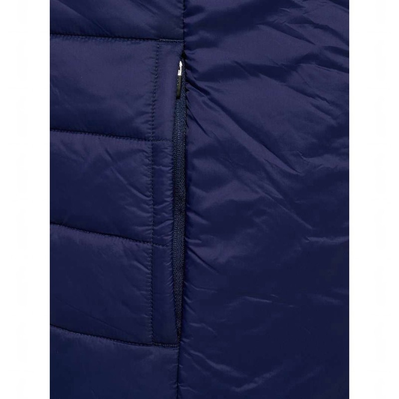 Hummel Go Quilted Hood Poloshirt Heren Donkerblauw | 428099-769