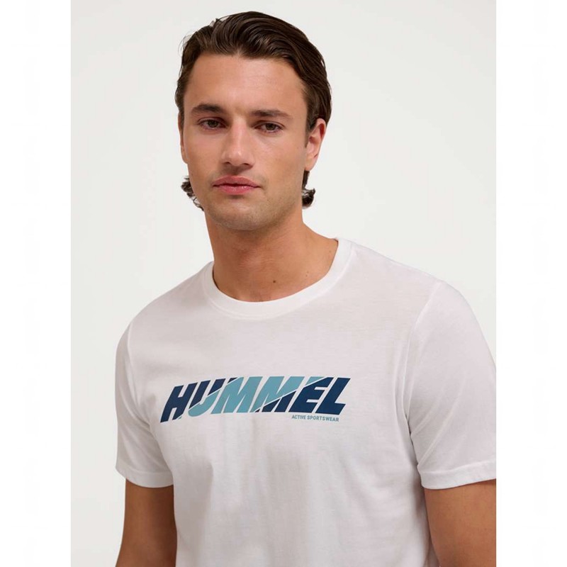 Hummel Graphic Bold Logo Tanktop Heren Wit | 862300-038
