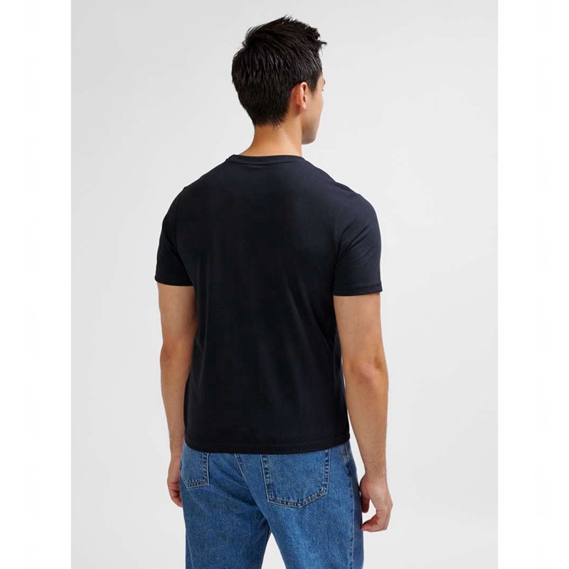 Hummel Graphic Triple Logo Cotton T-shirts Heren Zwart | 135989-960