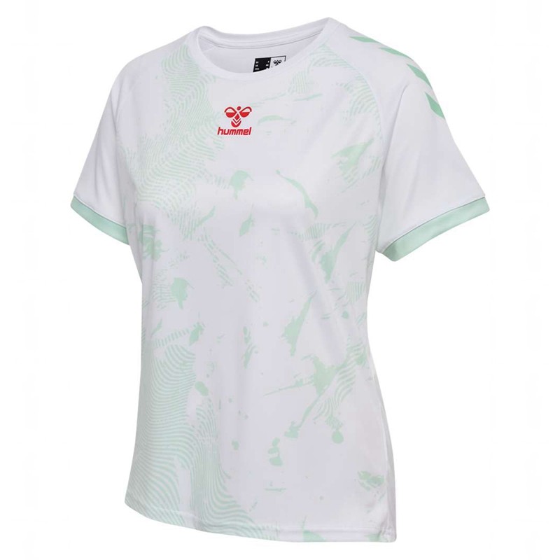 Hummel Graphic Universe Ss Jersey Dames Wit | 476899-212