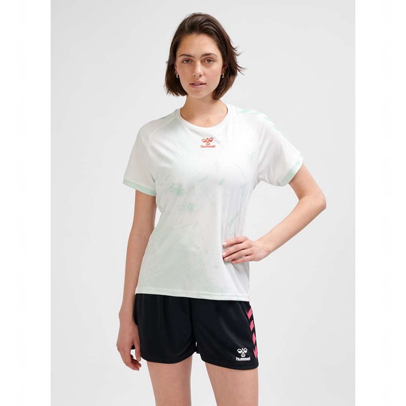 Hummel Graphic Universe Ss Jersey Dames Wit | 476899-212