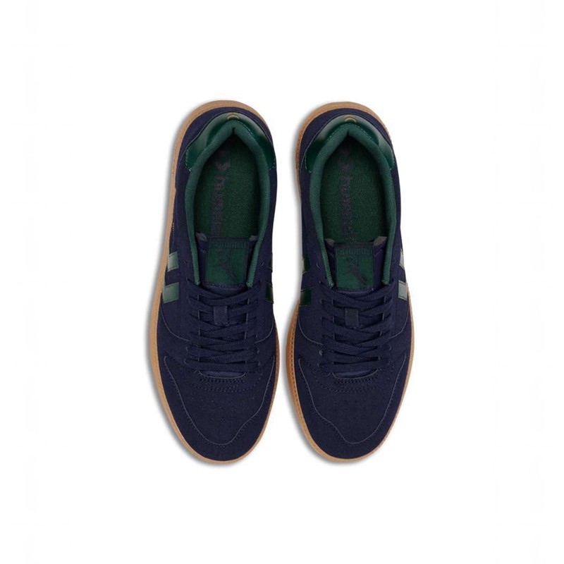 Hummel Handball Perfekt Synth. Suede Sneakers Heren Zwart | 207254-764