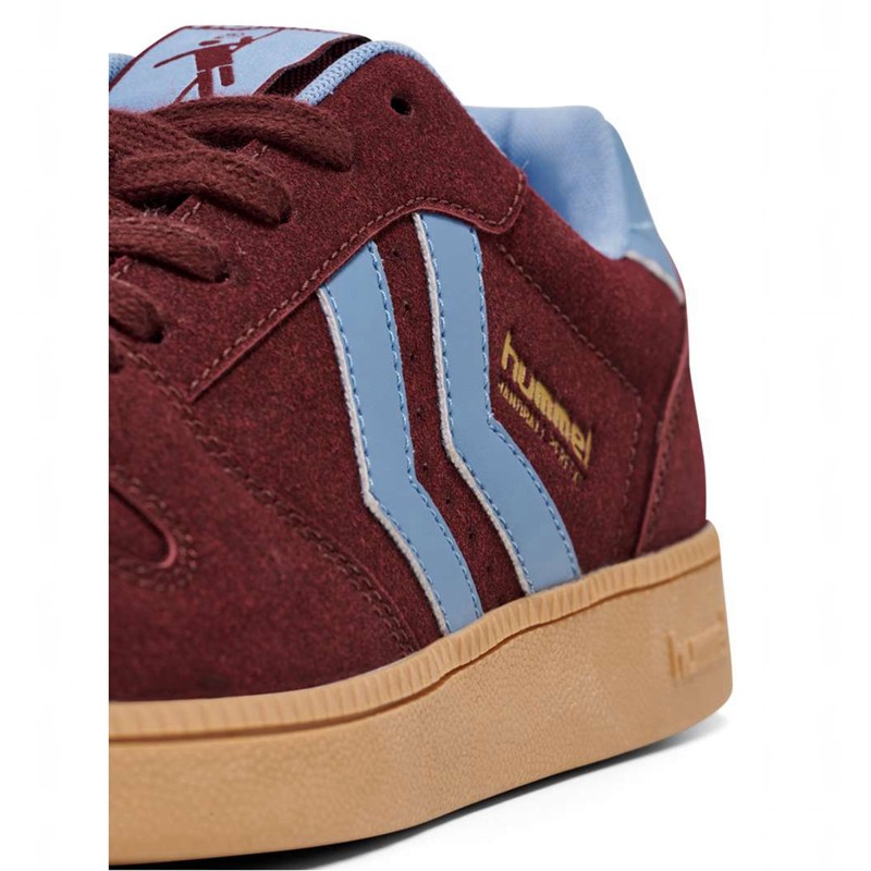 Hummel Handball Perfekt Synth. Suede Sneakers Heren Bordeaux | 172973-129