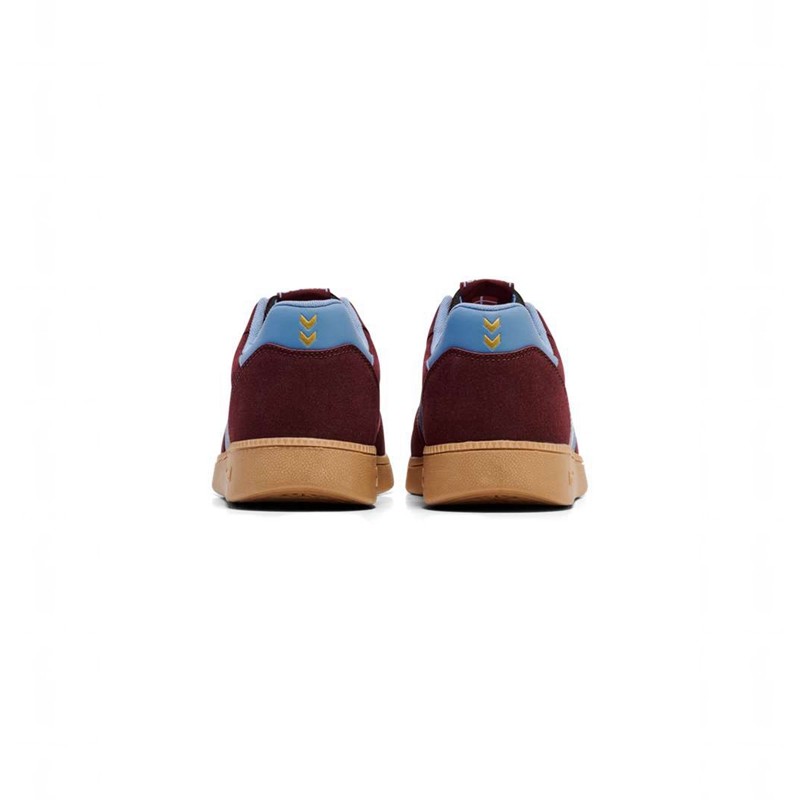 Hummel Handball Perfekt Synth. Suede Sneakers Heren Bordeaux | 172973-129