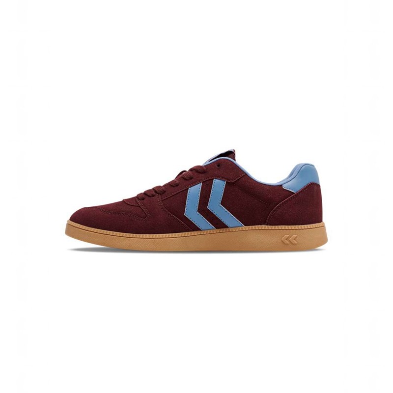 Hummel Handball Perfekt Synth. Suede Sneakers Heren Bordeaux | 172973-129