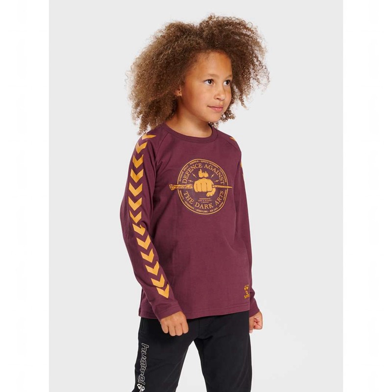 Hummel Harry Potter Ls T-shirts Kinderen Fuchsie | 995496-820