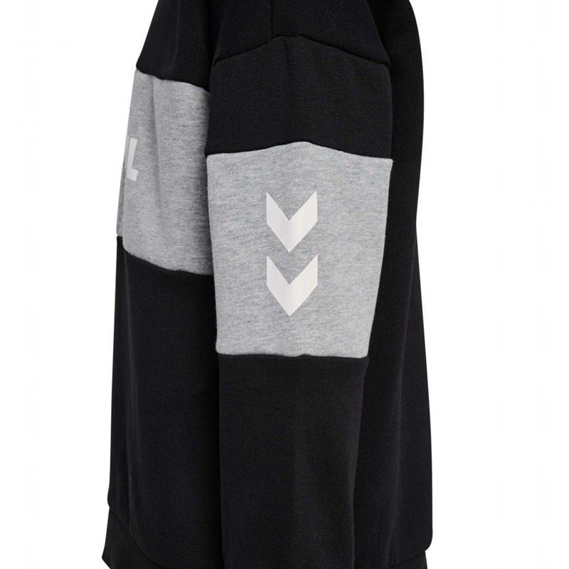 Hummel Heron Half Zip Sweatshirts Kinderen Zwart | 002498-500