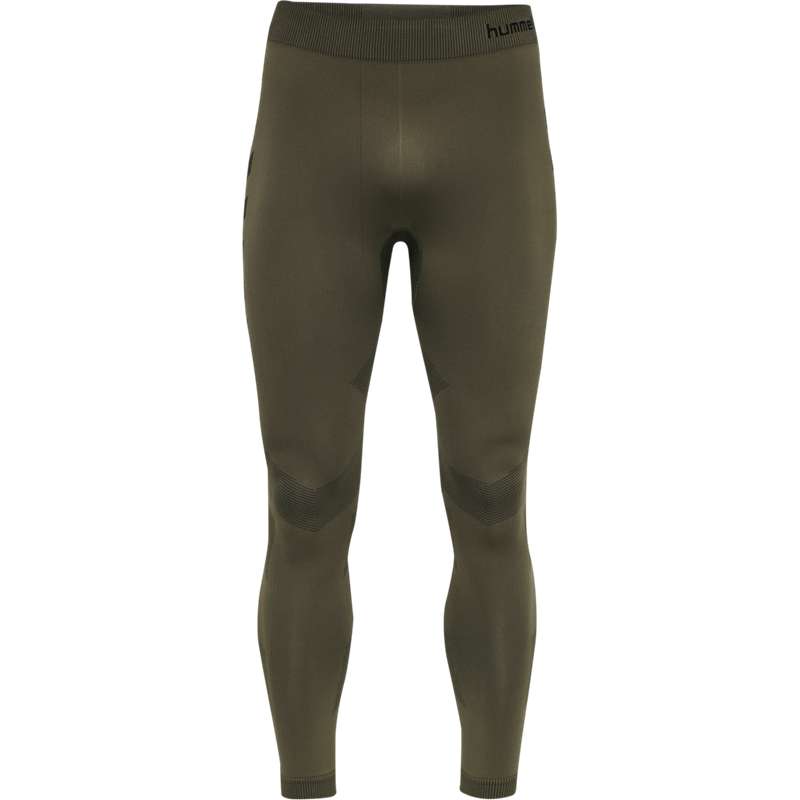 Hummel Hummel First Seamless Tr Hardloopbroek Heren Olijfgroen | 240141-663
