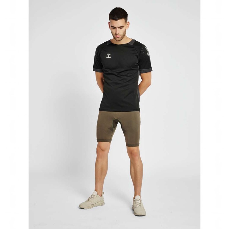 Hummel Hummel First Seamless Tr Sht Tights Rugzakken Heren Olijfgroen | 387076-917