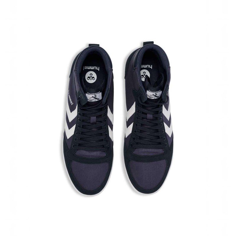 Hummel Hummel Slimmer Stadil High Sneakers Heren Zwart | 373080-166