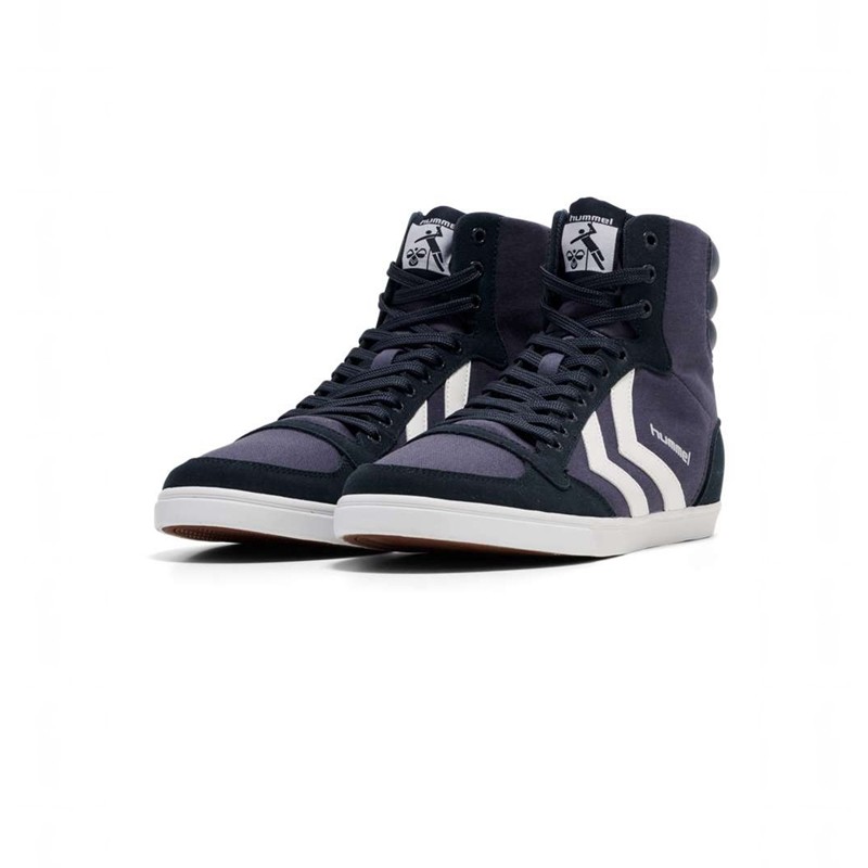 Hummel Hummel Slimmer Stadil High Sneakers Heren Zwart | 373080-166