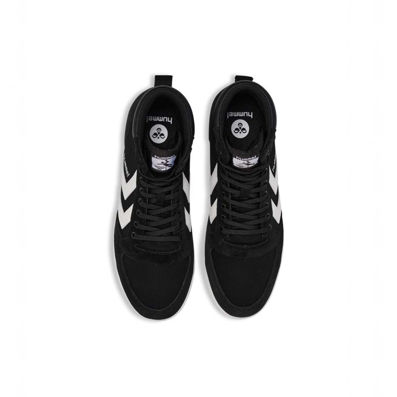 Hummel Hummel Slimmer Stadil High Sneakers Heren Zwart | 241506-133