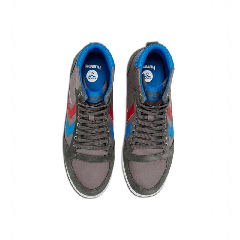 Hummel Hummel Slimmer Stadil High Sneakers Heren Grijs | 146215-609