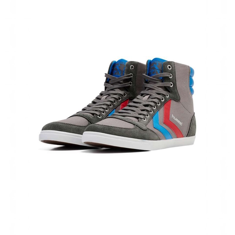 Hummel Hummel Slimmer Stadil High Sneakers Heren Grijs | 146215-609