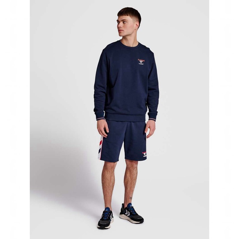 Hummel Ic Dayton Sweatshirts Heren Donkerblauw | 292549-702